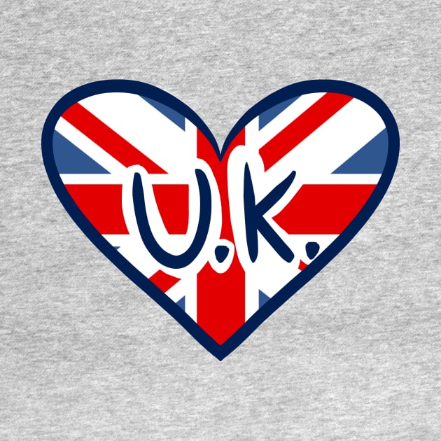 I Heart the UK by Kelly Louise Art